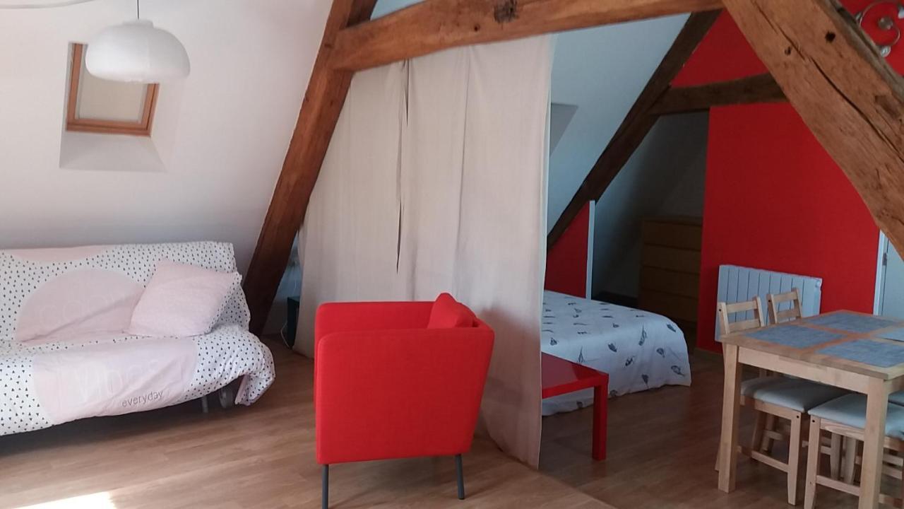 Apartamento Le Charme Du Chateau Les Andelys Exterior foto